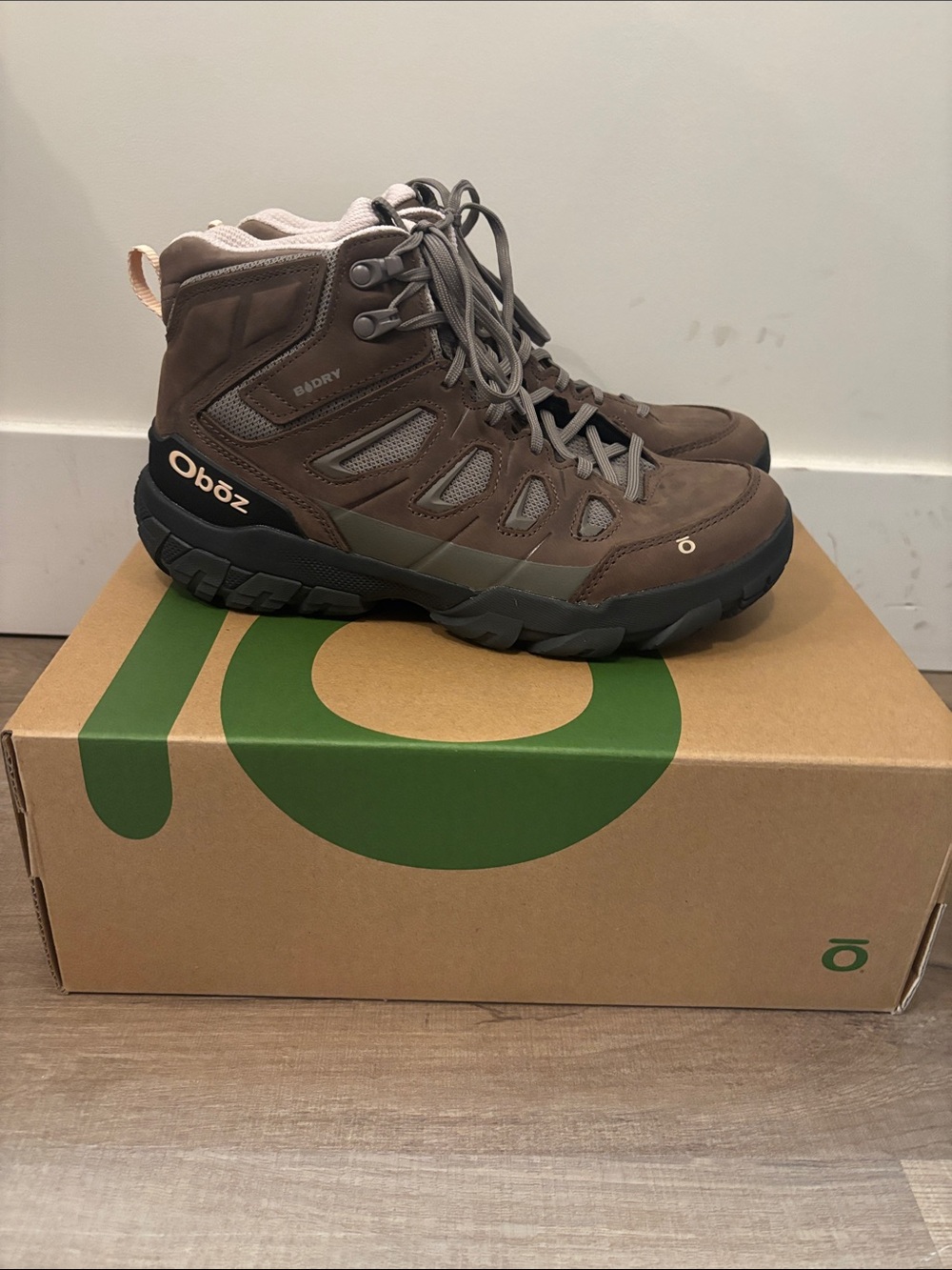 Oboz Women's sawtooth x mid b dry waterproof eagle size 10 new with box